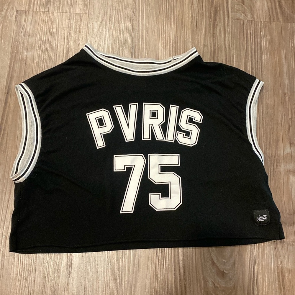 Sixth June black crop top